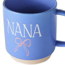 Load image into Gallery viewer, Nana Periwinkle Mug With Bow 16 oz.

