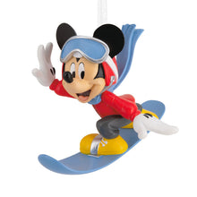 Load image into Gallery viewer, Disney Mickey Mouse Snowboarding Hallmark Ornament
