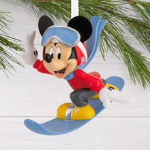 Load image into Gallery viewer, Disney Mickey Mouse Snowboarding Hallmark Ornament

