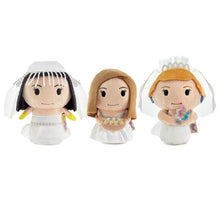 Load image into Gallery viewer, itty bittys® Friends Monica, Rachel and Phoebe in Wedding Dresses Plush, Set of 3
