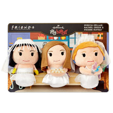 Load image into Gallery viewer, itty bittys® Friends Monica, Rachel and Phoebe in Wedding Dresses Plush, Set of 3
