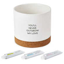 Load image into Gallery viewer, Never Outgrow My Love Planter Handprint Kit  SAVE $5
