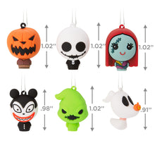 Load image into Gallery viewer, Mini Disney Tim Burton&#39;s The Nightmare Before Christmas Shatterproof Hallmark Ornaments, Set of 6,
