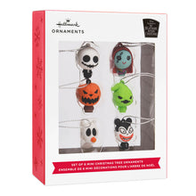 Load image into Gallery viewer, Mini Disney Tim Burton&#39;s The Nightmare Before Christmas Shatterproof Hallmark Ornaments, Set of 6,
