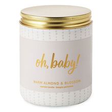 Load image into Gallery viewer, Oh Baby Warm Almond and Blossom Scented Jar Candle

