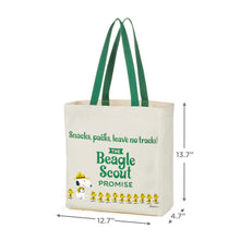 Load image into Gallery viewer, Peanuts® Beagle Scouts Tote Bag
