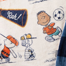 Load image into Gallery viewer, NEW-Peanuts® Athletic Club Two-Sided Throw Blanket, 50x60
