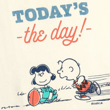 Load image into Gallery viewer, NEW-Peanuts Charlie Brown Kicking Football Tea Towel
