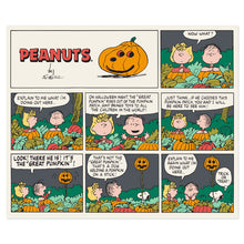 Load image into Gallery viewer, Peanuts® Great Pumpkin Comic Strip Throw Blanket
