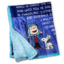 Load image into Gallery viewer, Peanuts® Linus Nativity Speech Throw Blanket, 50x60
