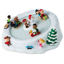 Load image into Gallery viewer, Peanuts® Gang Sledding Musical Tabletop Figurine With Motion
