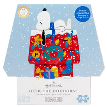 Load image into Gallery viewer, Peanuts® Snoopy Deck the Doghouse 680-Piece Die-Cut Jigsaw Puzzle
