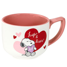 Load image into Gallery viewer, NEW-Peanuts Snoopy Hugs and Kisses Soup Mug
