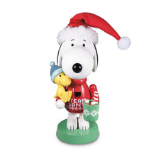 Load image into Gallery viewer, Peanuts® Team Santa Snoopy Nutcracker Figurine, 9.5&quot;
