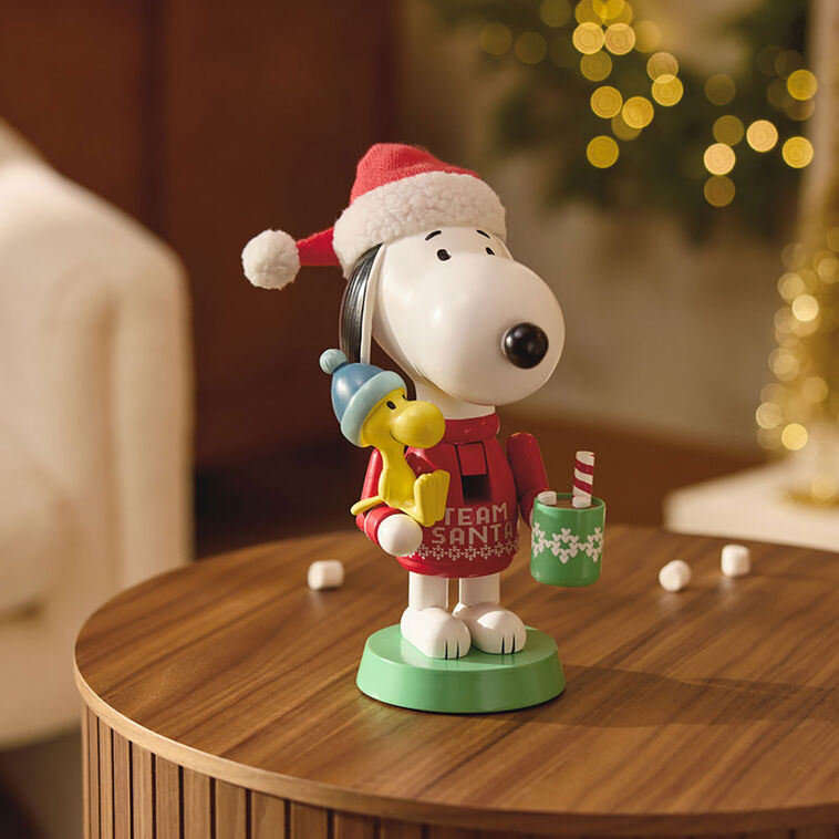 Peanuts® Team Santa Snoopy Nutcracker Figurine, 9.5