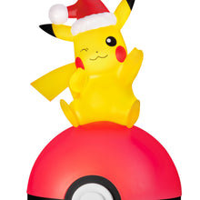 Load image into Gallery viewer, Pokémon Holiday Pikachu Tree Topper With Light, 13.5"
