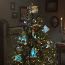 Load image into Gallery viewer, Disney The Haunted Mansion Collection Disneyland Manor Tree Topper With Light and Sound
