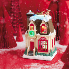 Load image into Gallery viewer, Up on the Housetop Musical Tabletop Decoration With Light and Motion
