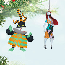 Load image into Gallery viewer, Disney Tim Burton&#39;s The Nightmare Before Christmas Citizens of Halloween Town Ornaments, Set of 4
