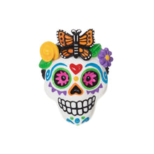 Load image into Gallery viewer, Mini Sweet Sugar Skull Ornament, 1.37&quot;
