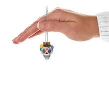 Load image into Gallery viewer, Mini Sweet Sugar Skull Ornament, 1.37&quot;
