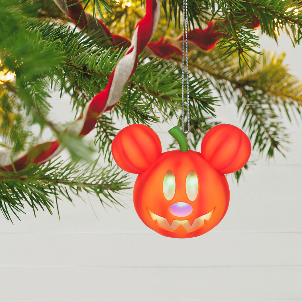 Disney Mickey Mouse Mysterious Mickey Jack-o'-Lantern Ornament With Light