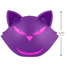 Load image into Gallery viewer, Halloween Cat-itude Ornament With Light and Sound
