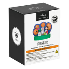 Load image into Gallery viewer, The Peanuts® Gang 60th Anniversary Spooked Trick-or-Treaters Ornament With Light and Sound
