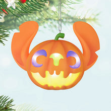 Load image into Gallery viewer, Disney Lilo &amp; Stitch Spooky Stitch Jack-o&#39;-Lantern Ornament With Light
