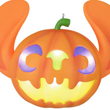 Load image into Gallery viewer, Disney Lilo &amp; Stitch Spooky Stitch Jack-o&#39;-Lantern Ornament With Light
