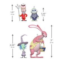 Load image into Gallery viewer, Disney Tim Burton's The Nightmare Before Christmas Citizens of Halloween Town Collection 2 Ornaments, Set of 4
