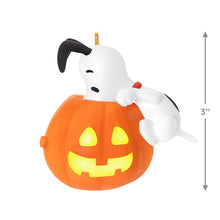 Load image into Gallery viewer, Peanuts® Spooky Snoopy Musical Ornament With Light
