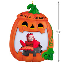 Load image into Gallery viewer, Baby&#39;s First Halloween 2025 Photo Frame Ornament

