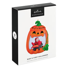 Load image into Gallery viewer, Baby&#39;s First Halloween 2025 Photo Frame Ornament
