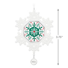 Load image into Gallery viewer, 2025 Porcelain Snowflake
