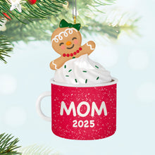 Load image into Gallery viewer, Mom Gingerbread Girl in Mug 2025 Ornament
