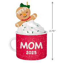 Load image into Gallery viewer, Mom Gingerbread Girl in Mug 2025 Ornament
