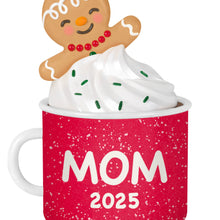 Load image into Gallery viewer, Mom Gingerbread Girl in Mug 2025 Ornament
