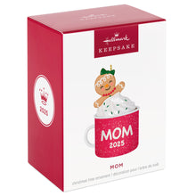 Load image into Gallery viewer, Mom Gingerbread Girl in Mug 2025 Ornament
