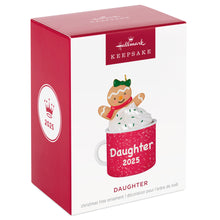 Load image into Gallery viewer, Daughter Gingerbread Girl in Mug 2025 Ornament
