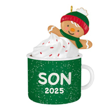 Load image into Gallery viewer, Son Gingerbread Boy in Mug 2025 Ornament
