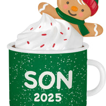 Load image into Gallery viewer, Son Gingerbread Boy in Mug 2025 Ornament
