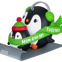 Load image into Gallery viewer, Mom &amp; Me Penguins Sledding 2025 Ornament
