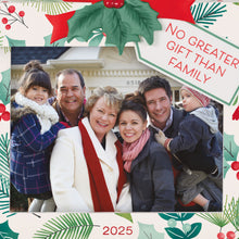 Load image into Gallery viewer, The Gift of Family 2025 Photo Frame Ornament
