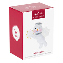 Load image into Gallery viewer, Snow Angel With Tambourine Ornament
