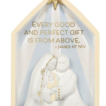Load image into Gallery viewer, Gift From Above Nativity Porcelain Ornament
