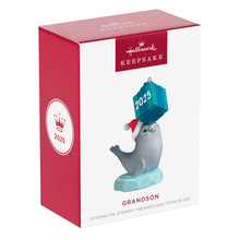 Load image into Gallery viewer, Grandson Seal 2025 Ornament
