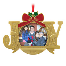 Load image into Gallery viewer, A Joy to Behold 2025 Photo Frame Metal Ornament
