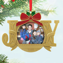 Load image into Gallery viewer, A Joy to Behold 2025 Photo Frame Metal Ornament
