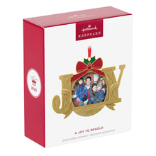Load image into Gallery viewer, A Joy to Behold 2025 Photo Frame Metal Ornament
